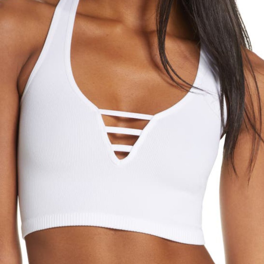 Women's Free People Intimately Fp Strapped in Crop Top, Size X-Small/Small